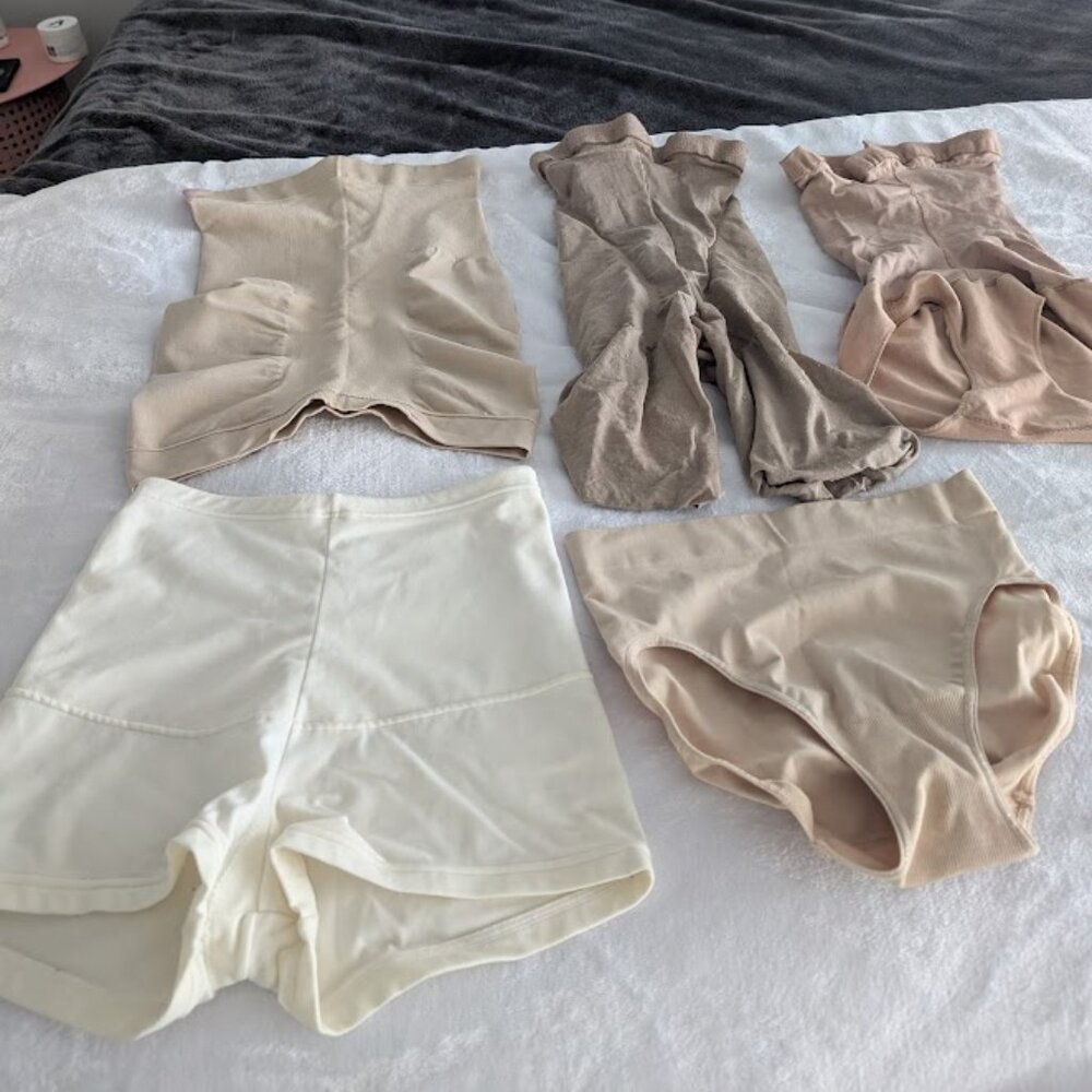 Group of Five Shapewear Garments--All Size Small